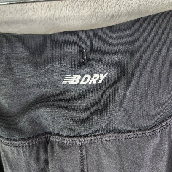Womens Black New Balance NB Dry Running Shorts Lined Athletic Size L - Picture 7 of 14
